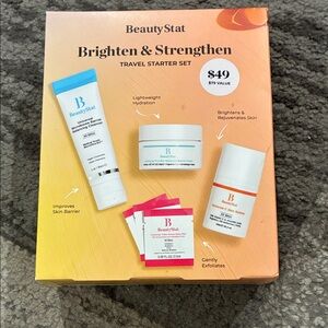 BeautyStat Brighten & Strengthen Travel Starter Set -